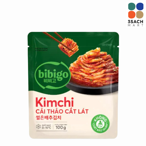  Kim Chi Cải Thảo Cắt Lát Bibigo (Gói 100g) 