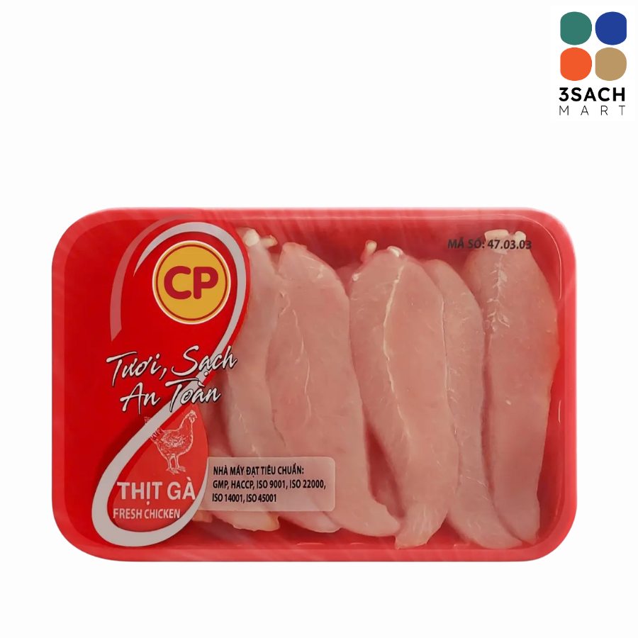  Lườn Gà CP (Khay 500g) 