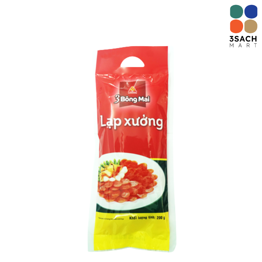  Lạp Xưởng 3 Bông Mai Vissan (Gói 200g) 