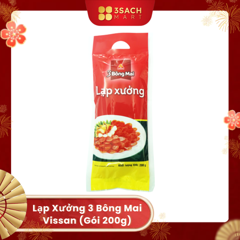  Lạp Xưởng 3 Bông Mai Vissan (Gói 200g) 