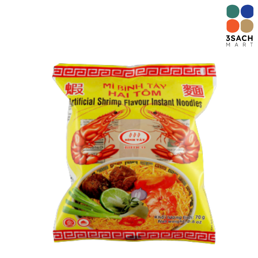  Mì Hai Tôm Bình Tây (Gói 70g) 