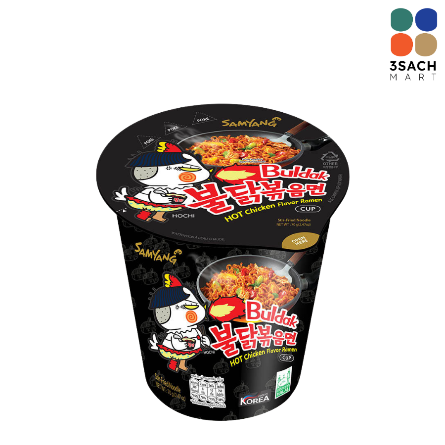  Mì Ly Khô Gà Cay Samyang (Ly 70g) 