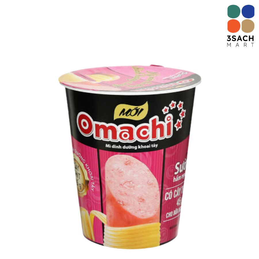  Mì Omachi Sườn Hầm Ngũ Quả Có Thịt (Ly 115g) 