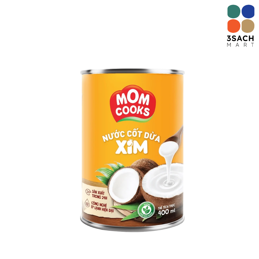  Nước Cốt Dừa Xim Mom Cooks (Hộp 400ml) 