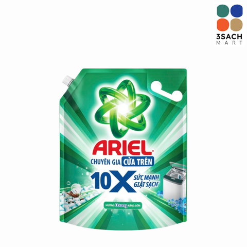 Nước Giặt Ariel Cửa Trên 10X Sức Mạnh Giặt Sạch (Gói 2.9kg) 