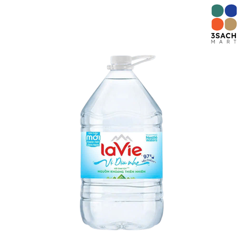  Nước Khoáng Vị Dịu Nhẹ Lavie (Chai 5L) 