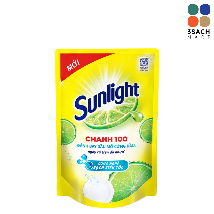  Nước Rửa Chén Chanh Sunlight (Gói 750g) 