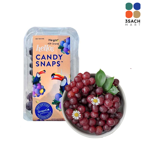  Nho Đỏ Kẹo Úc (Hộp 400g) 