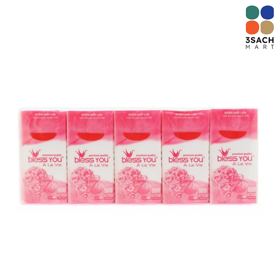  Khăn Giấy Bỏ Túi Bless You À La Vie (Lốc 10 Gói) 