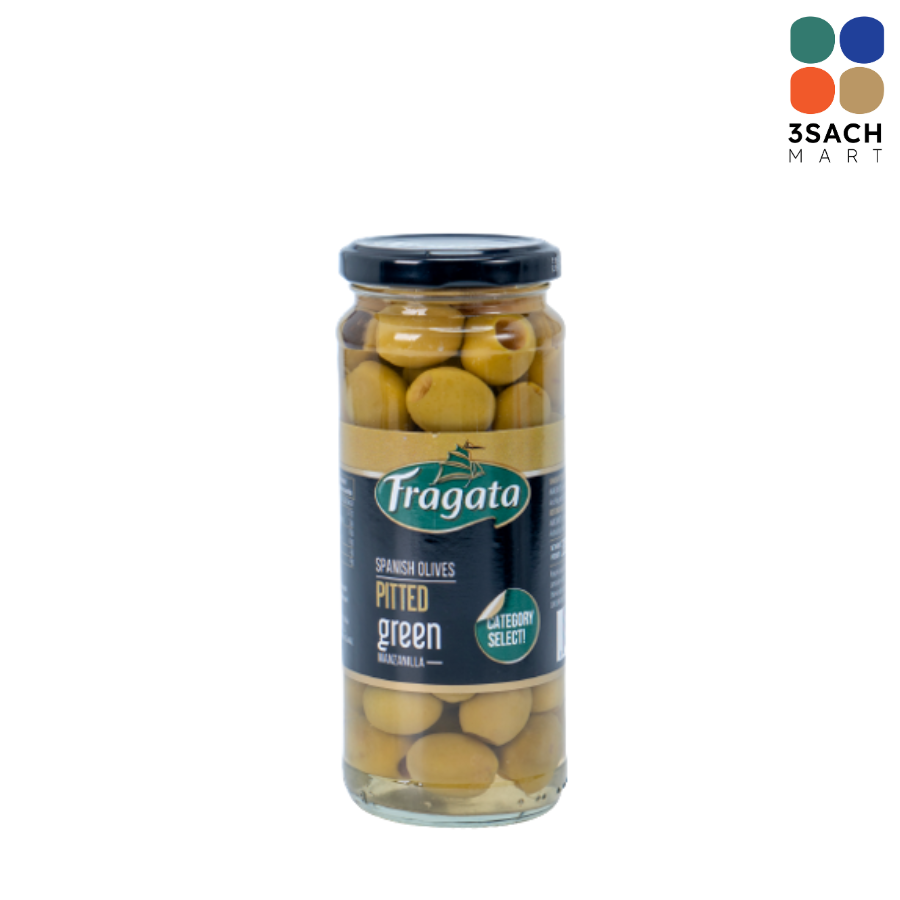  Oliu Xanh Trái Nhỏ Tách Hạt Fraga (Hũ 335g) 