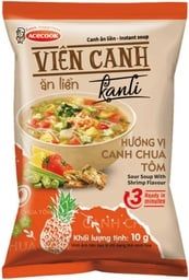  Viên Canh Canh Chua Tôm Kanli (Gói 10g) 