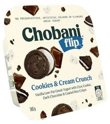  Sữa chua Hy Lạp Vị Bánh Quy & Kem Chobani Flip (Hộp 140g) 