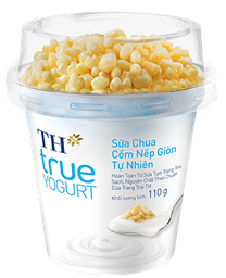  Sữa Chua Ăn TH True Cốm Nếp Giòn (Hộp 110g) 