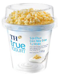  Sữa Chua Ăn TH True Cốm Nếp Giòn (Hộp 110g) 