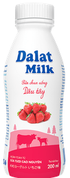  Sữa Chua Uống Dâu Tây Dalat Milk (Chai 200ml) 
