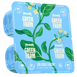  Sữa Chua Ăn Green Farm Ít Đường Vinamilk (Hộp 100g) 