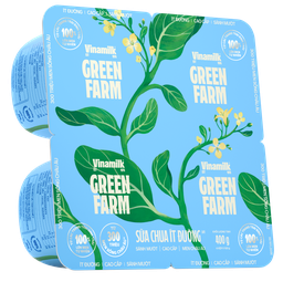  Sữa Chua Ăn Green Farm Ít Đường Vinamilk (Hộp 100g) 