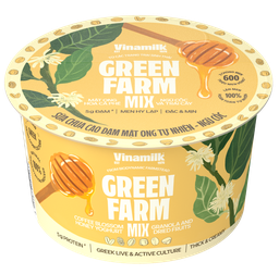  Sữa Chua Ăn Green Farm Cao Đạm Mật Ong Tự Nhiên Ngũ Cốc Vinamilk (Hộp 123g) 
