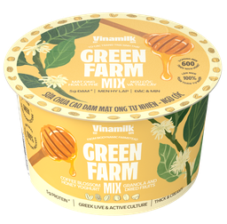  Sữa Chua Ăn Green Farm Cao Đạm Mật Ong Tự Nhiên Ngũ Cốc Vinamilk (Hộp 123g) 