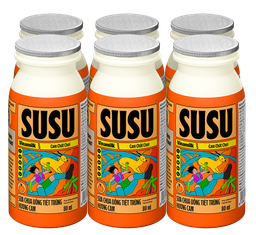  Sữa Chua Uống Tiệt Trùng Susu Cam (Chai 80ml) 