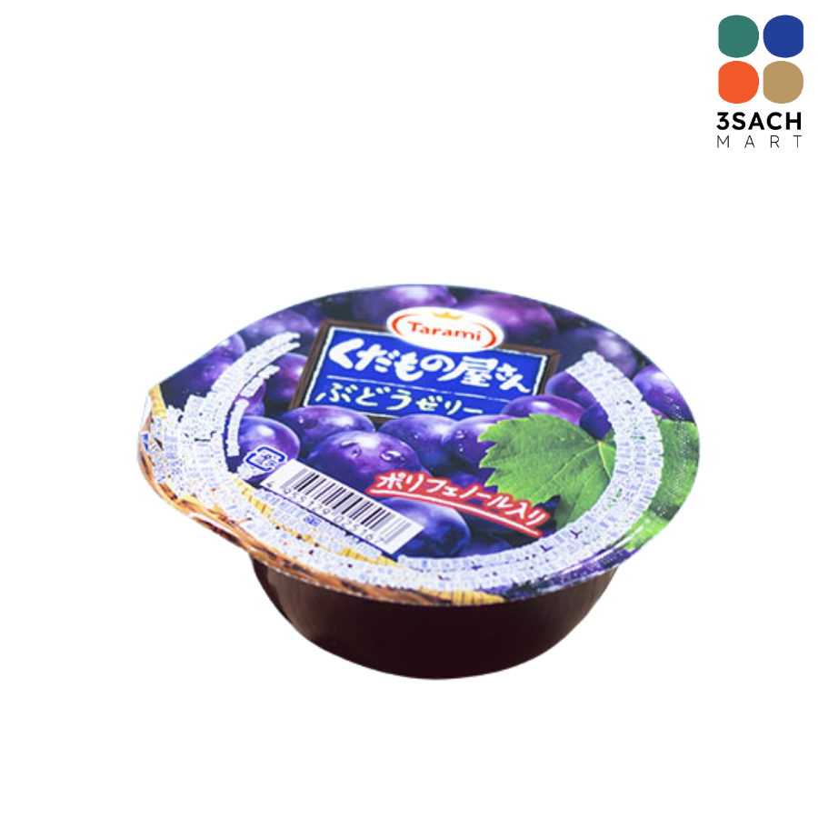  Rau Câu Grape&Natadacoco Jelly Tarami Br. (Hộp) 