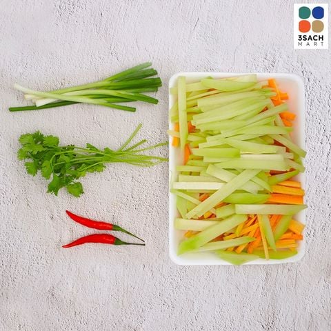  [RTC] Rau Củ Xào 3S (Khay 300Gr) 