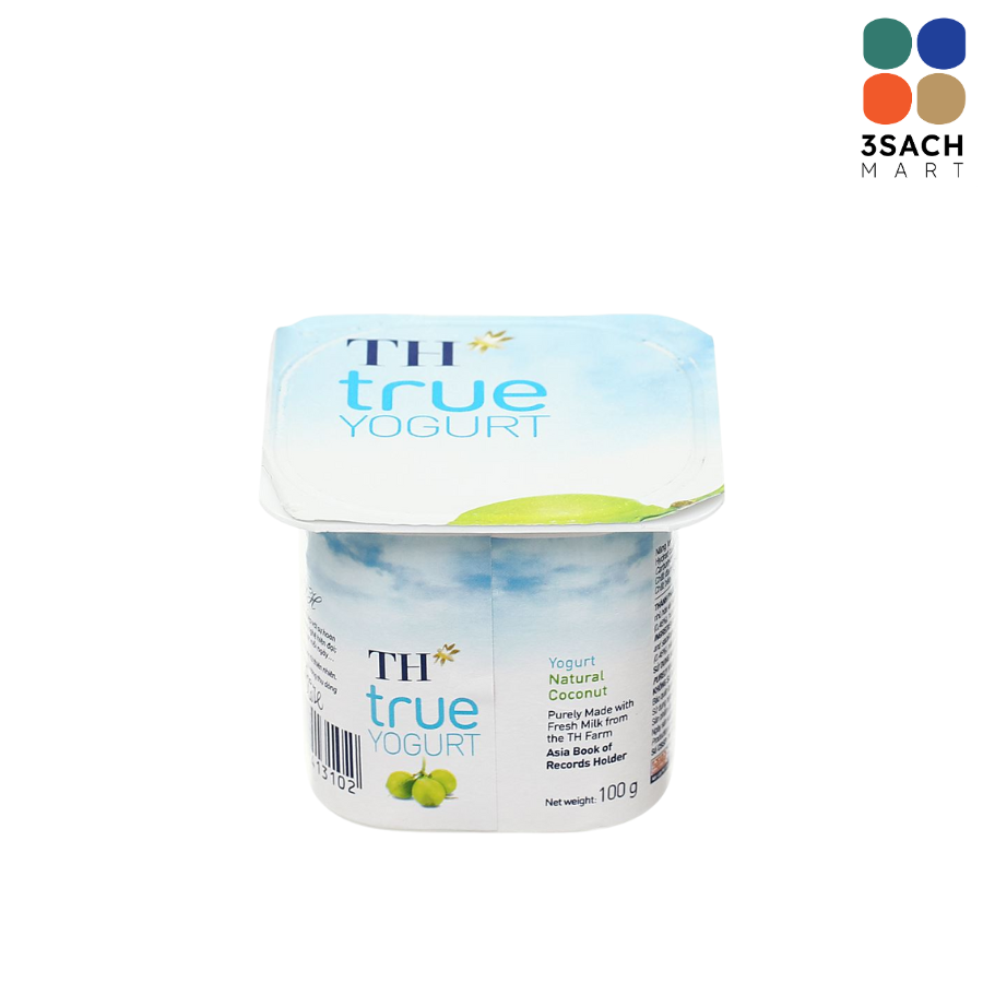  Sữa Chua Ăn Dừa TH True Yogurt (Hộp 100g) 