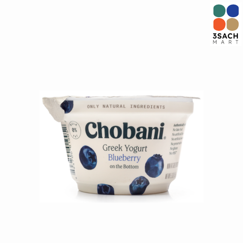  Sữa Chua Hy Lạp Chobani Việt Quất (Hộp 160g) 
