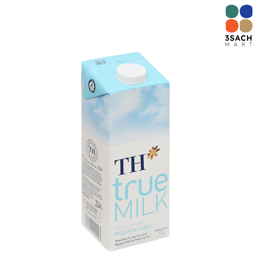  Sữa Tươi Tiệt Trùng Nguyên Chất TH True Milk (Hộp 1L) 
