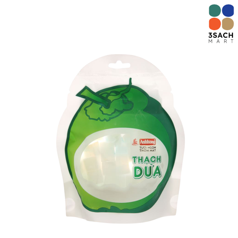  Thạch Dừa Ánh Hồng (Gói 400g) 