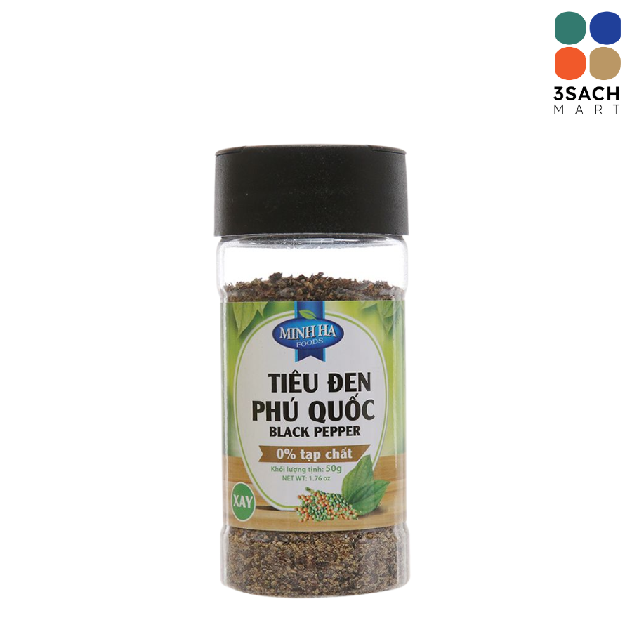  Tiêu Đen Pq Xay Nhuyễn Mh (Hộp 50g) 