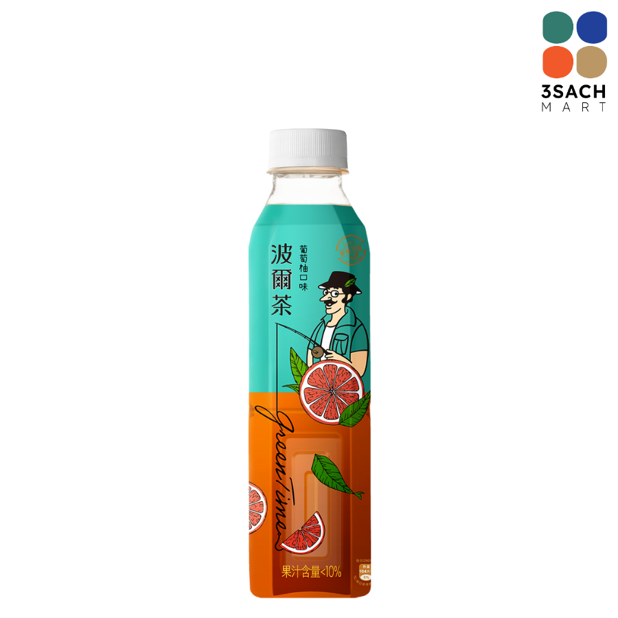  Trà Green Time Hương Bưởi (Chai 580ml) 