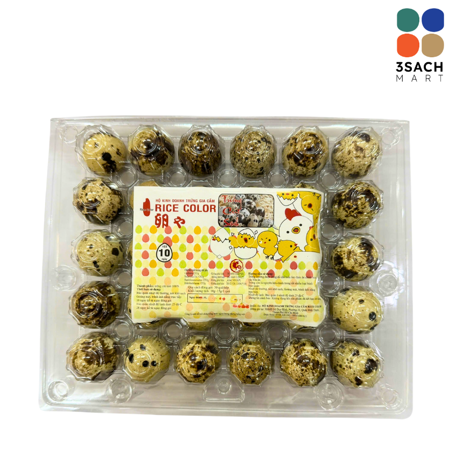  Trứng Cút RC (Hộp 30 Quả) 