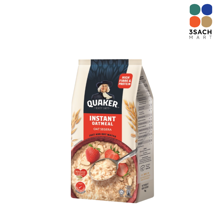  Yến Mạch Ăn Liền Quaker (Gói 1kg) 