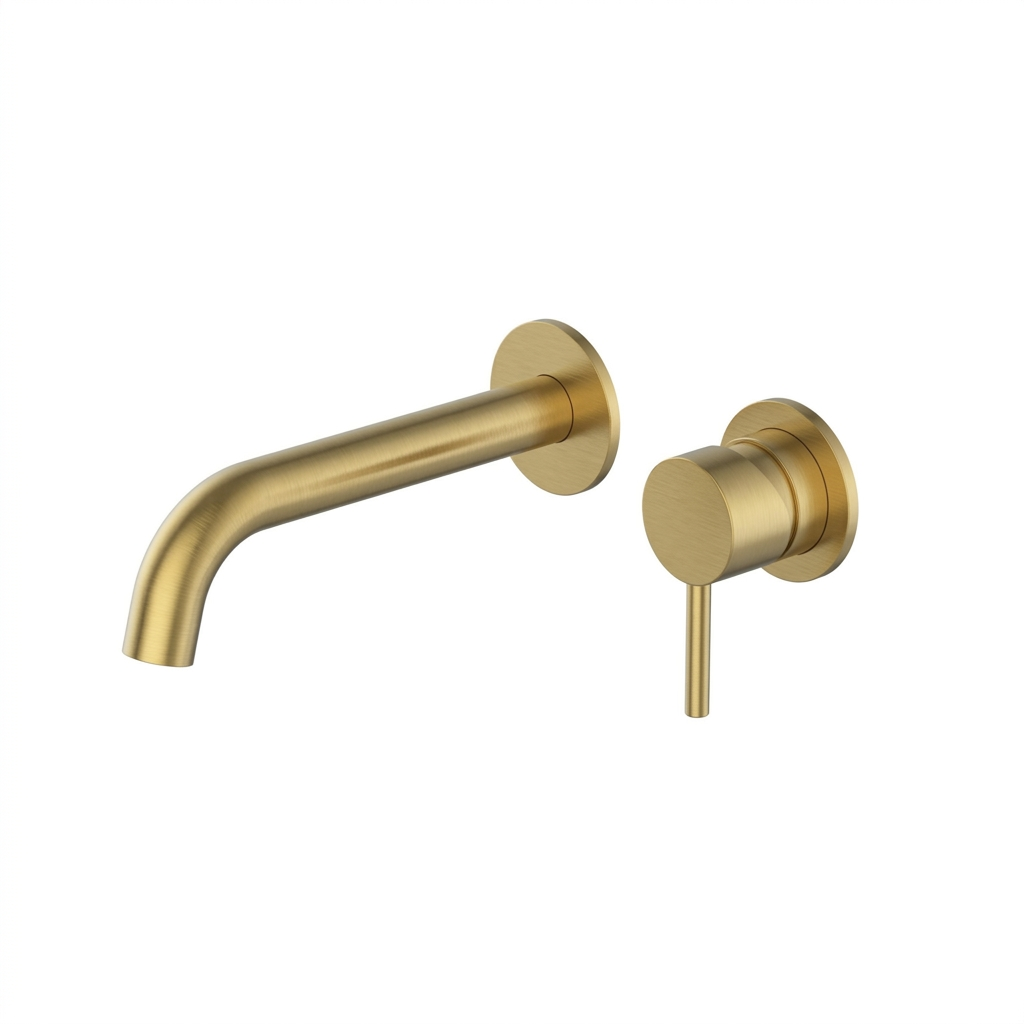  Vòi chậu lavabo gắn tường bằng đồng Element BG - CB610316 