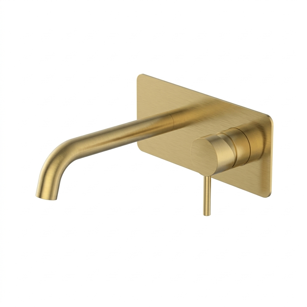  Vòi chậu lavabo gắn tường bằng đồng Element BG - CB610317 