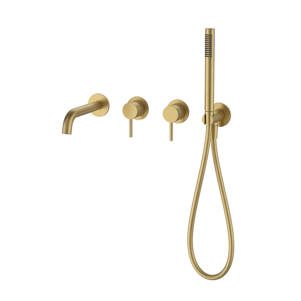  Vòi bồn tắm gắn tường có sen cầm tay bằng đồng Element BG - CB610319 