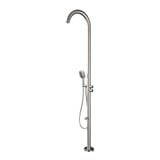  Sen cây ngoài trời có sen cầm tay và vòi rửa chân bằng stainless steel - 23001-1 