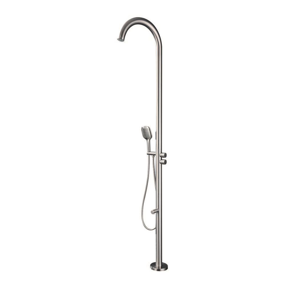  Sen cây ngoài trời có sen cầm tay và vòi rửa chân bằng stainless steel - 23001-1 