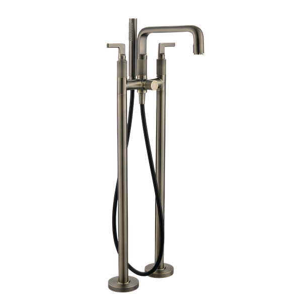  Vòi bồn tắm có sen cầm tay gắn sàn phong cách công nghiệp - 24012 