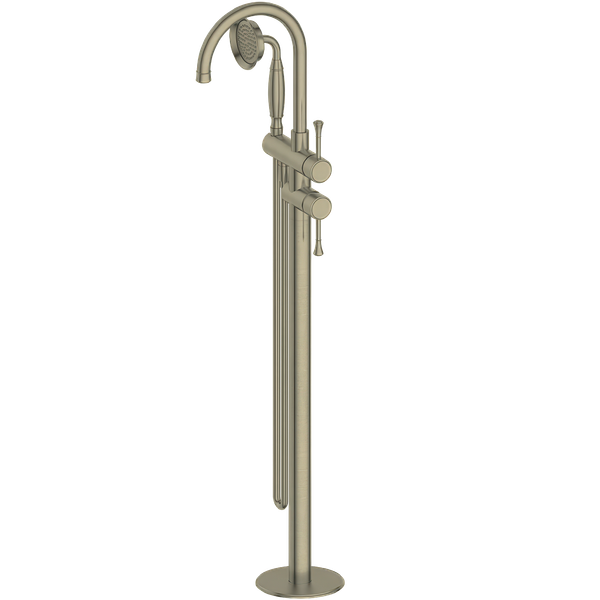  Vòi bồn tắm có sen cầm tay gắn sàn bằng đồng Calma ZBG - WS5087 