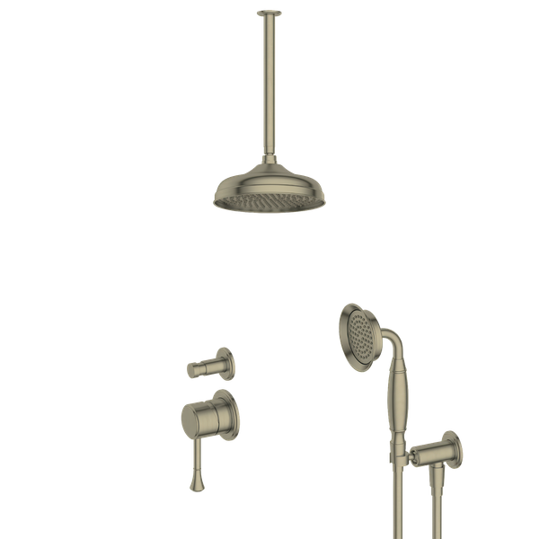  Vòi sen âm trần có sen cầm tay bằng đồng Calma ZBG - 87CS01 