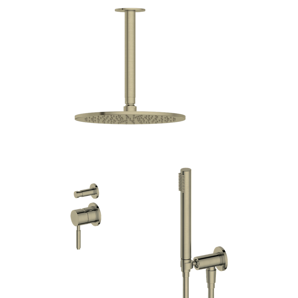  Vòi sen âm trần có sen cầm tay bằng đồng Calma ZBG - 87CS02 