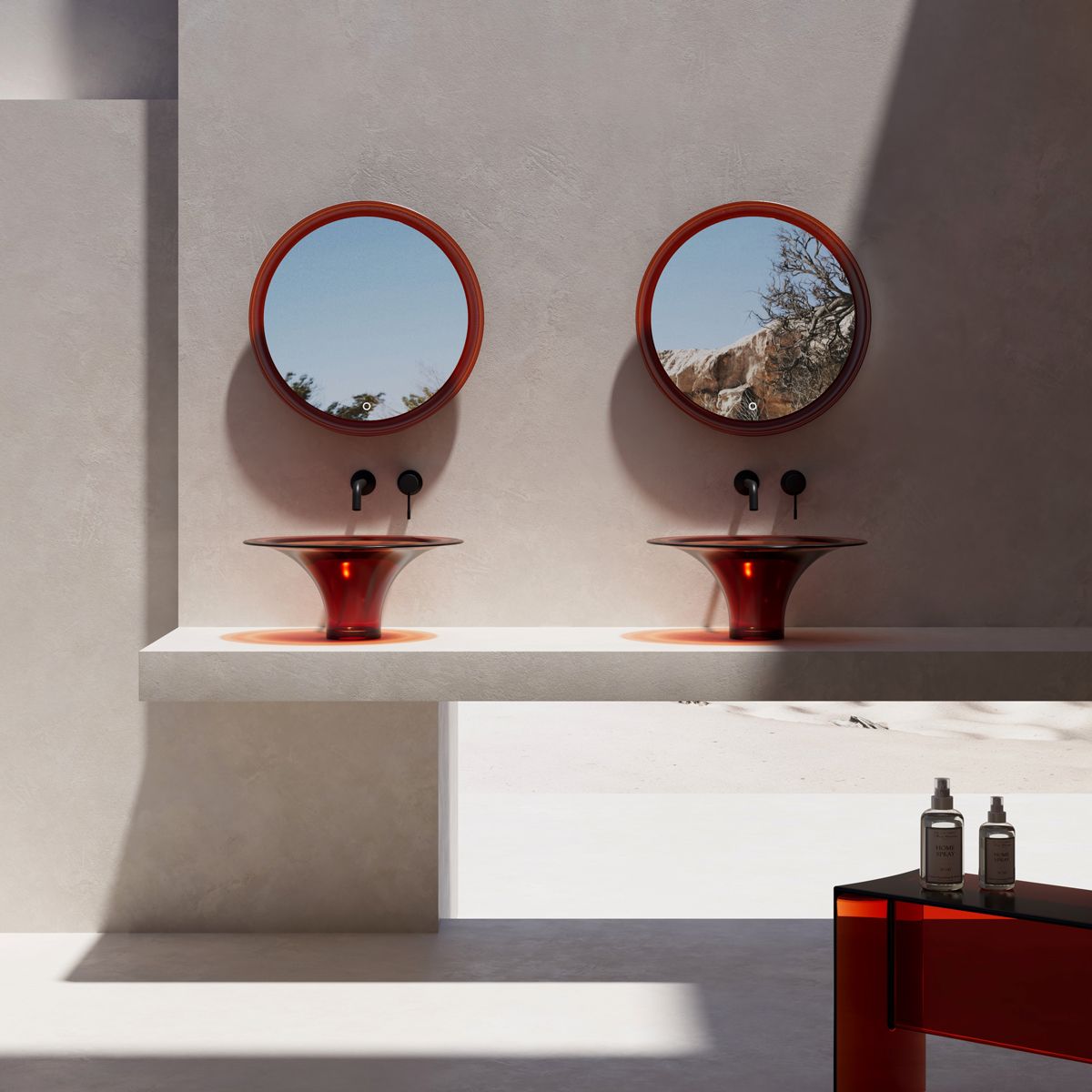  Chậu lavabo đặt bàn trong suốt - 99101B 