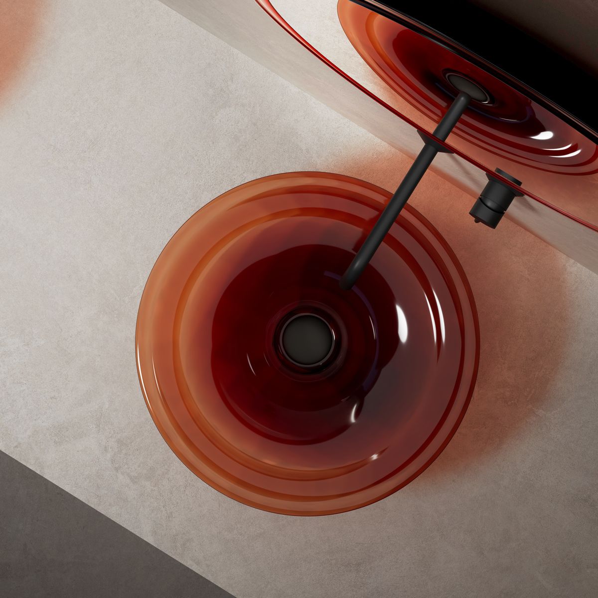  Chậu lavabo đặt bàn trong suốt - 99101B 