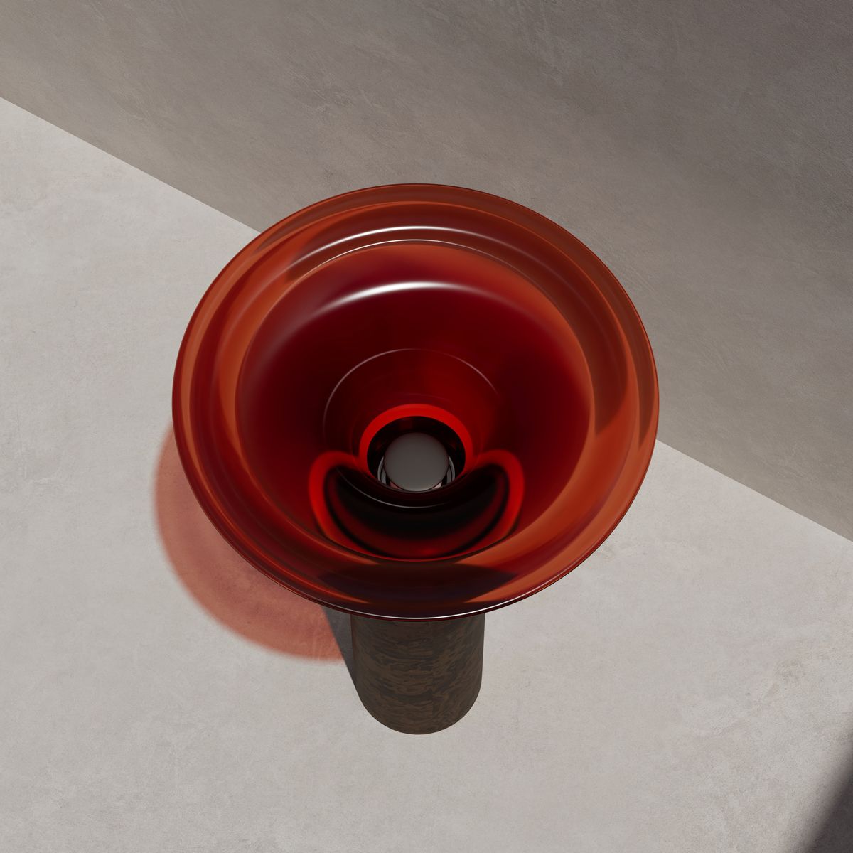  Chậu lavabo chân dài trong suốt - 99101S 