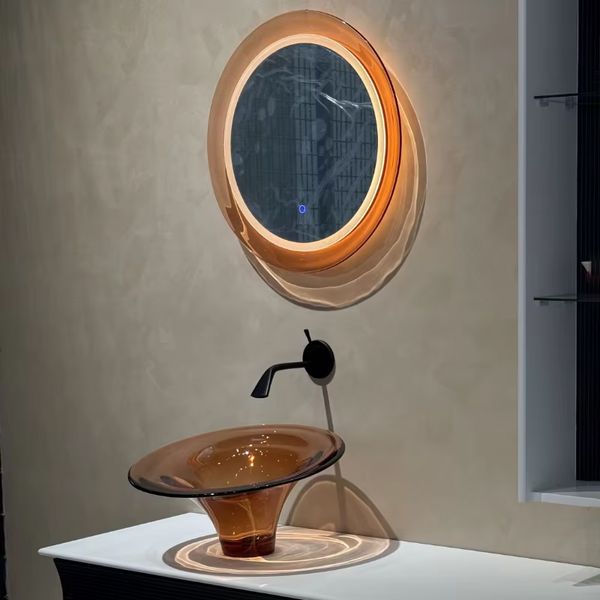  Chậu lavabo đặt bàn trong suốt - 99103-Tea 