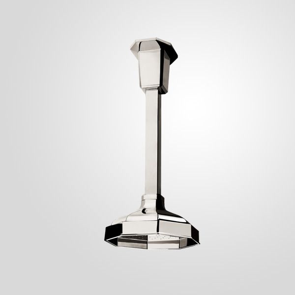  Bát sen Ø200mm gắn trần bằng đồng Art Déco 