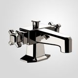  Vòi bồn tắm nóng lạnh gắn thành bằng đồng Art Déco 