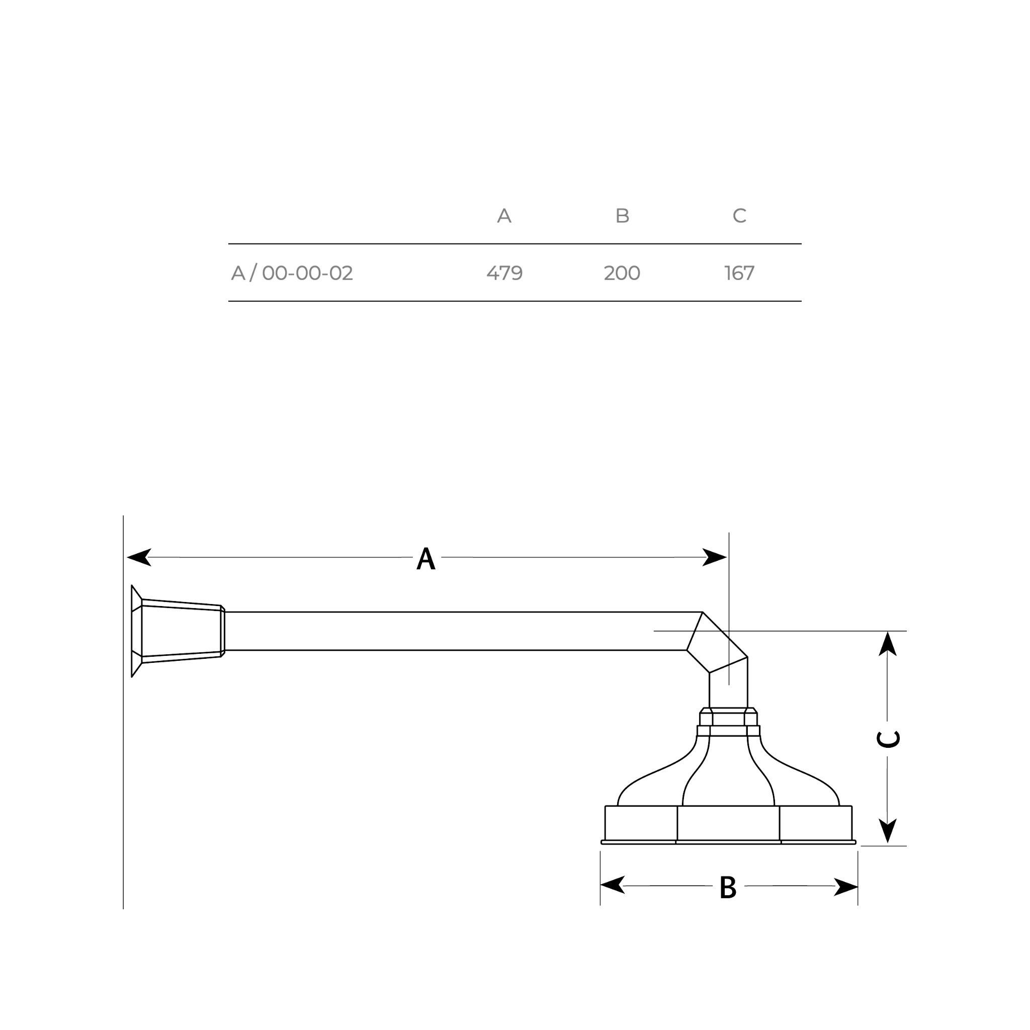  Bát sen Ø200mm gắn tường bằng đồng Art Déco 